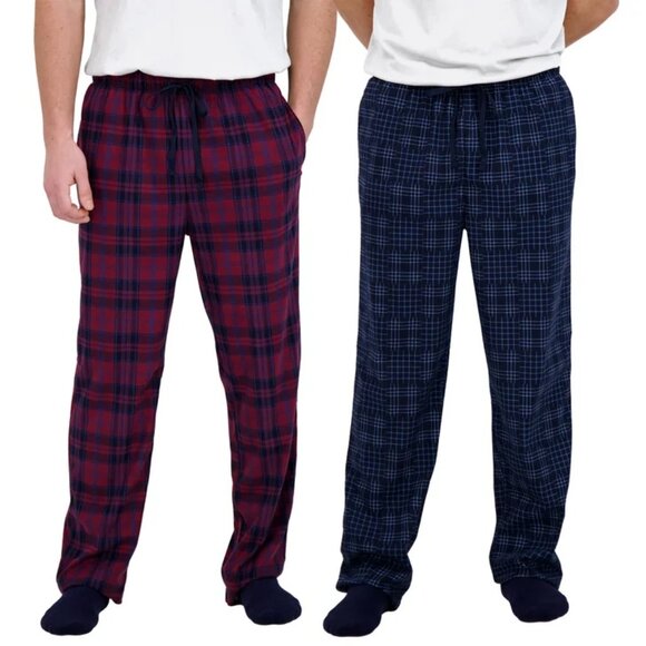 Nautica Men’s Lounge Pant, 2-pack. Red - Picture 4 of 4